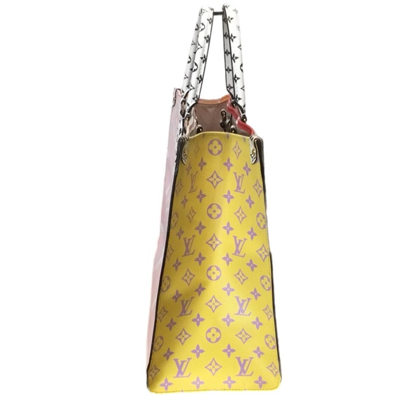 Louis Vuitton On The Go Limited Edition Rouge Rose Authentic - Picture 4 of 15